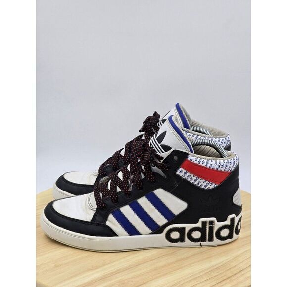 Adidas Mens Hard Court High J \'Transmission Pack - White\' basketball shoes sz 6